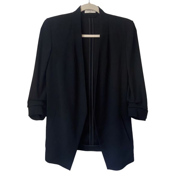 Babaton Black Power Hip Blazer Size 4 - Picture 6 of 10